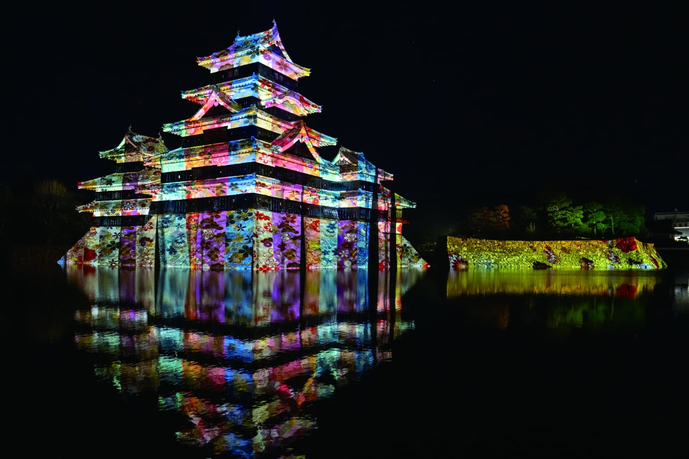 国宝松本城天守プロジェクションマッピング&松本市イルミネーション 2025-2026